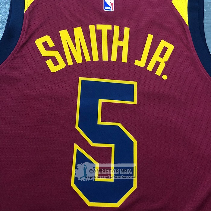 Camiseta Cleveland Cavaliers Dennis Smith Jr. NO 5 Icon 2018 Rojo